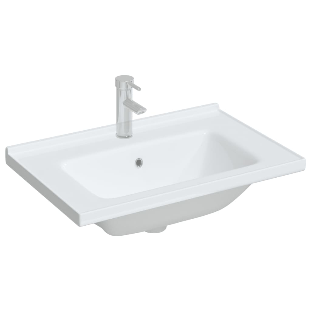 Waschbecken Weiß 71x48x19,5 cm Rechteckig Keramik - Pazzar.ch