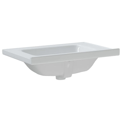 Waschbecken Weiß 71x48x19,5 cm Rechteckig Keramik - Pazzar.ch