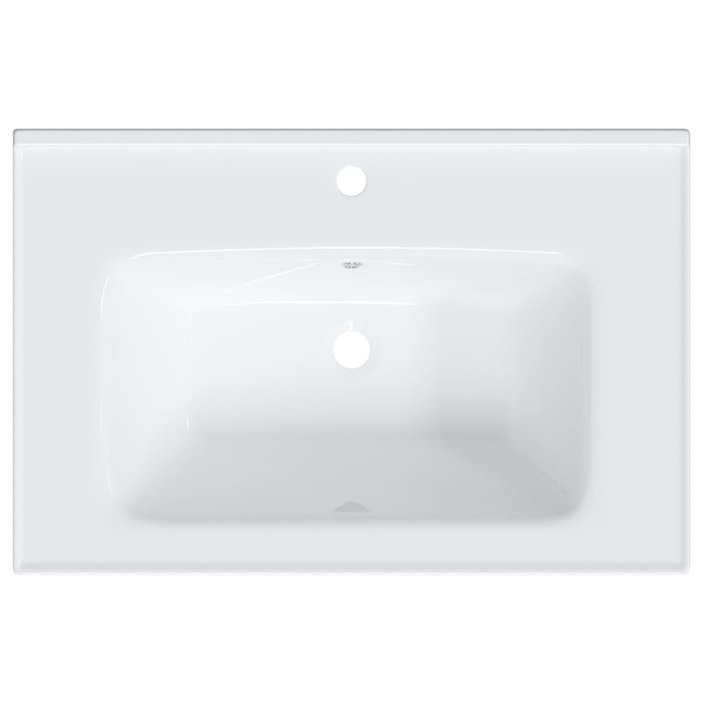 Waschbecken Weiß 71x48x19,5 cm Rechteckig Keramik - Pazzar.ch