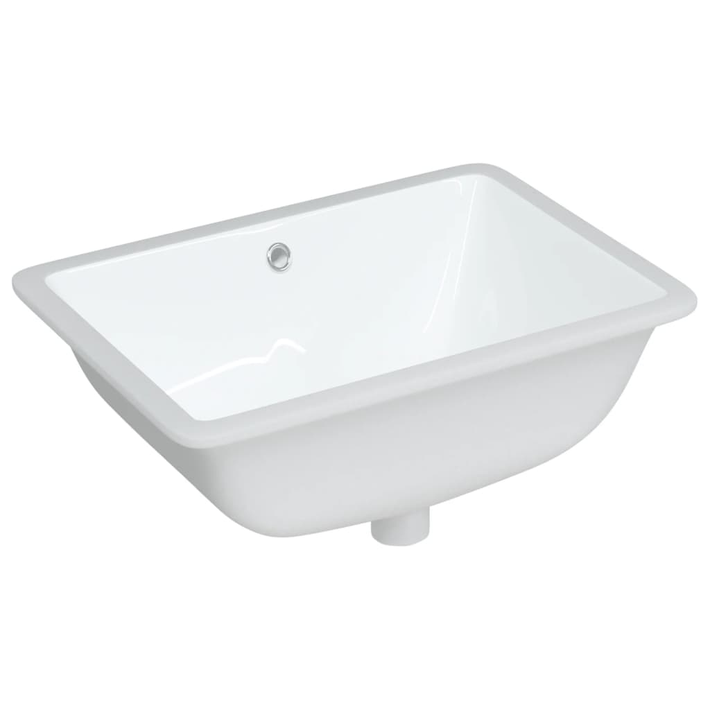 Waschbecken Weiß 55,5x37,5x19 cm Rechteckig Keramik - Pazzar.ch