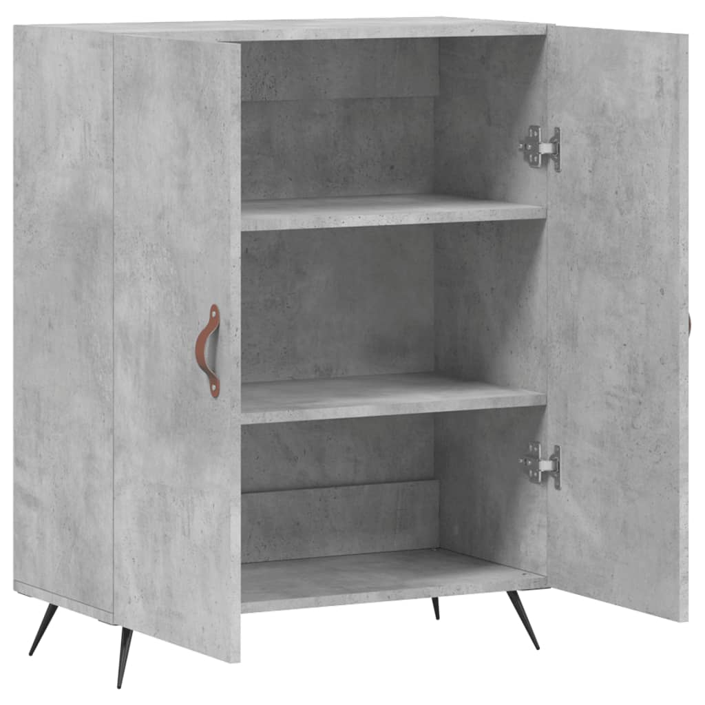Sideboard Betongrau 69,5x34x90 cm Holzwerkstoff - Pazzar.ch