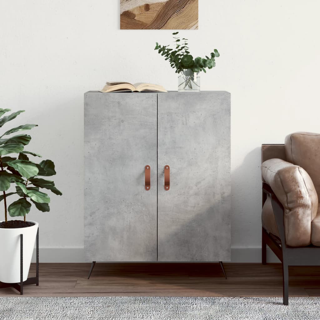 Sideboard Betongrau 69,5x34x90 cm Holzwerkstoff - Pazzar.ch