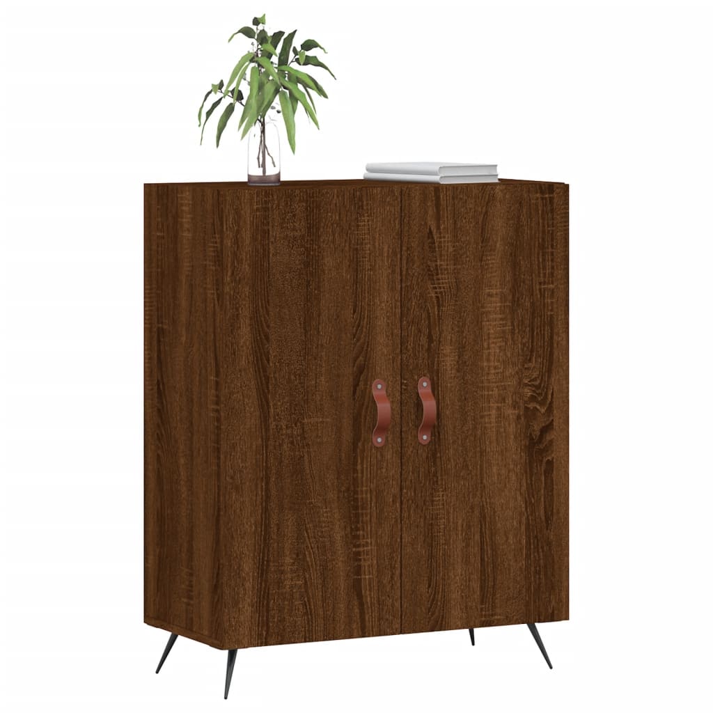 Sideboard Braun Eichen-Optik 69,5x34x90 cm Holzwerkstoff - Pazzar.ch