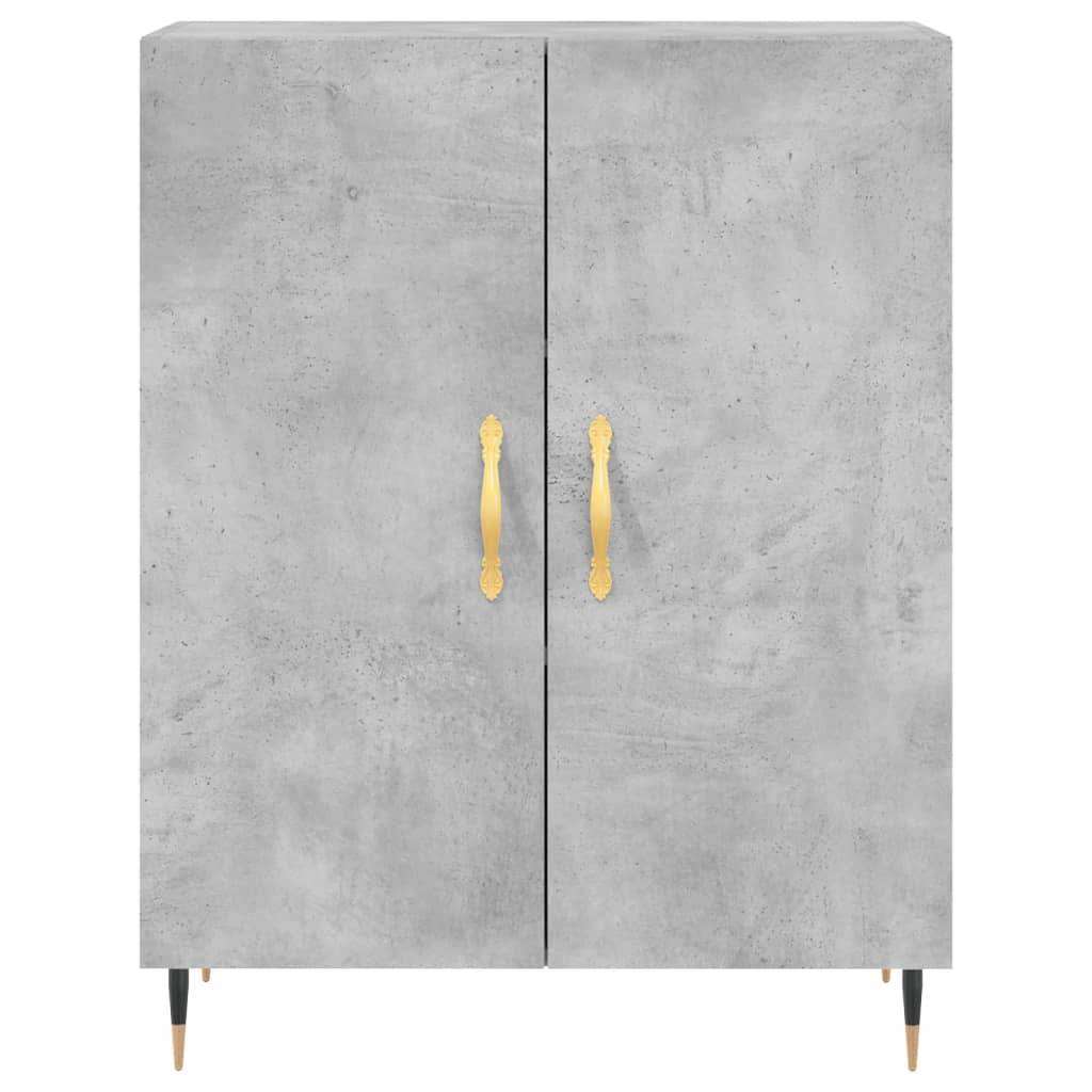 Sideboard Betongrau 69,5x34x90 cm Holzwerkstoff - Pazzar.ch