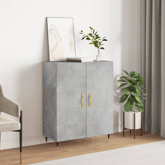 Sideboard Betongrau 69,5x34x90 cm Holzwerkstoff - Pazzar.ch