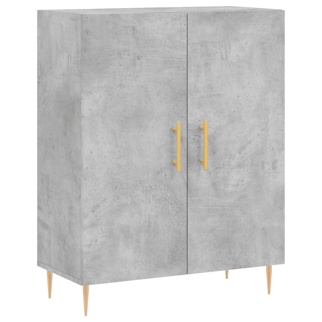 Sideboard Betongrau 69,5x34x90 cm Holzwerkstoff - Pazzar.ch