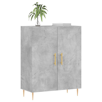 Sideboard Betongrau 69,5x34x90 cm Holzwerkstoff - Pazzar.ch