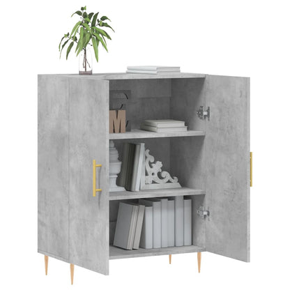 Sideboard Betongrau 69,5x34x90 cm Holzwerkstoff - Pazzar.ch