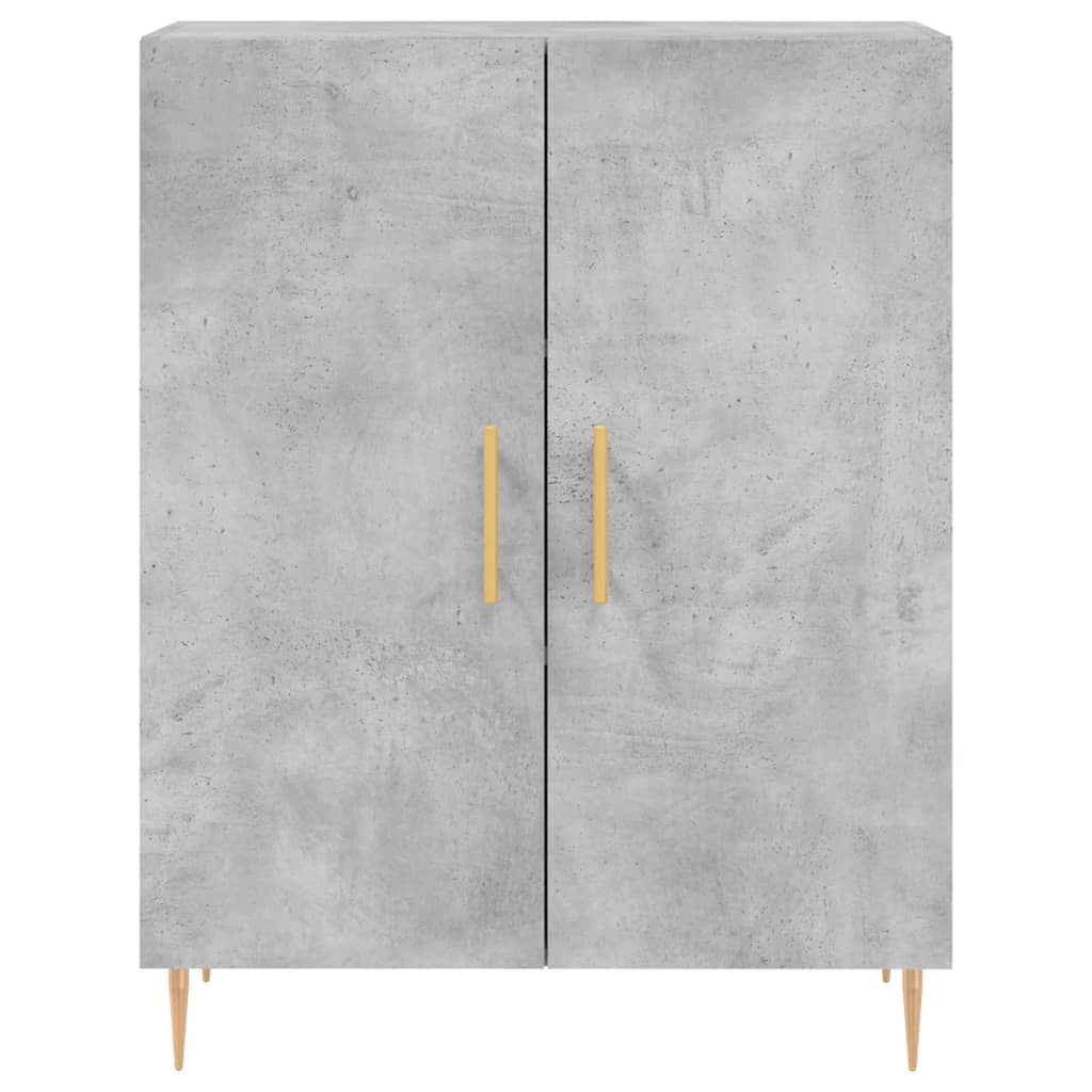 Sideboard Betongrau 69,5x34x90 cm Holzwerkstoff - Pazzar.ch