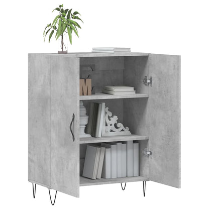 Sideboard Betongrau 69,5x34x90 cm Holzwerkstoff - Pazzar.ch