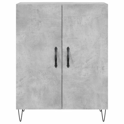 Sideboard Betongrau 69,5x34x90 cm Holzwerkstoff - Pazzar.ch