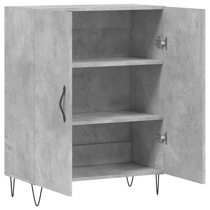 Sideboard Betongrau 69,5x34x90 cm Holzwerkstoff - Pazzar.ch