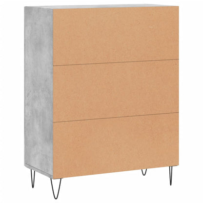 Sideboard Betongrau 69,5x34x90 cm Holzwerkstoff - Pazzar.ch