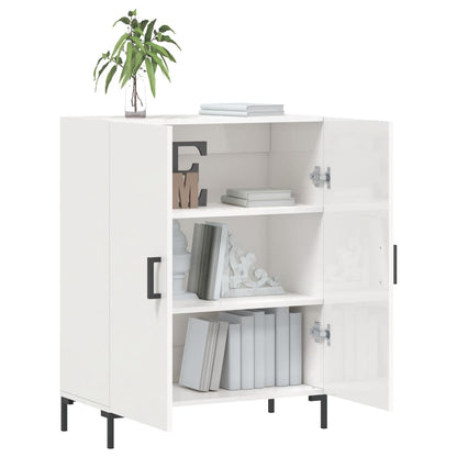 Sideboard Hochglanz-Weiß 69,5x34x90 cm Holzwerkstoff - Pazzar.ch