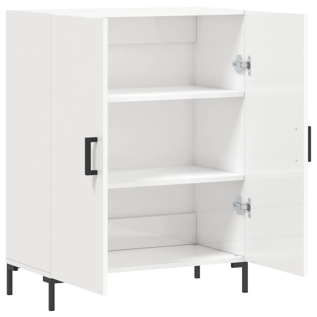 Sideboard Hochglanz-Weiß 69,5x34x90 cm Holzwerkstoff - Pazzar.ch