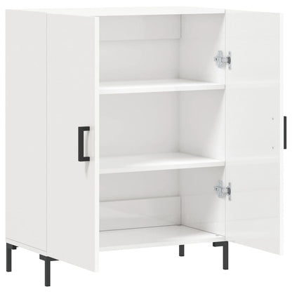 Sideboard Hochglanz-Weiß 69,5x34x90 cm Holzwerkstoff - Pazzar.ch