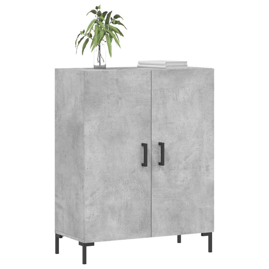 Sideboard Betongrau 69,5x34x90 cm Holzwerkstoff - Pazzar.ch