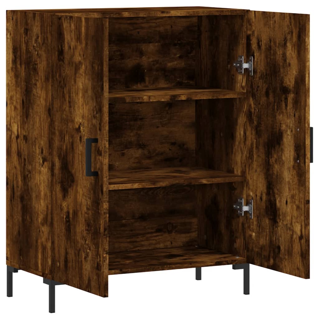 Sideboard Räuchereiche 69,5x34x90 cm Holzwerkstoff - Pazzar.ch