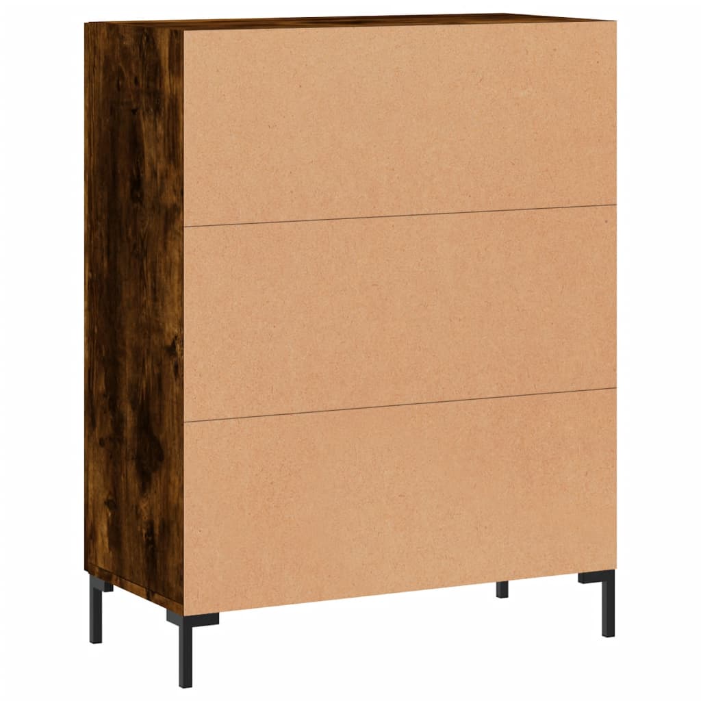 Sideboard Räuchereiche 69,5x34x90 cm Holzwerkstoff - Pazzar.ch