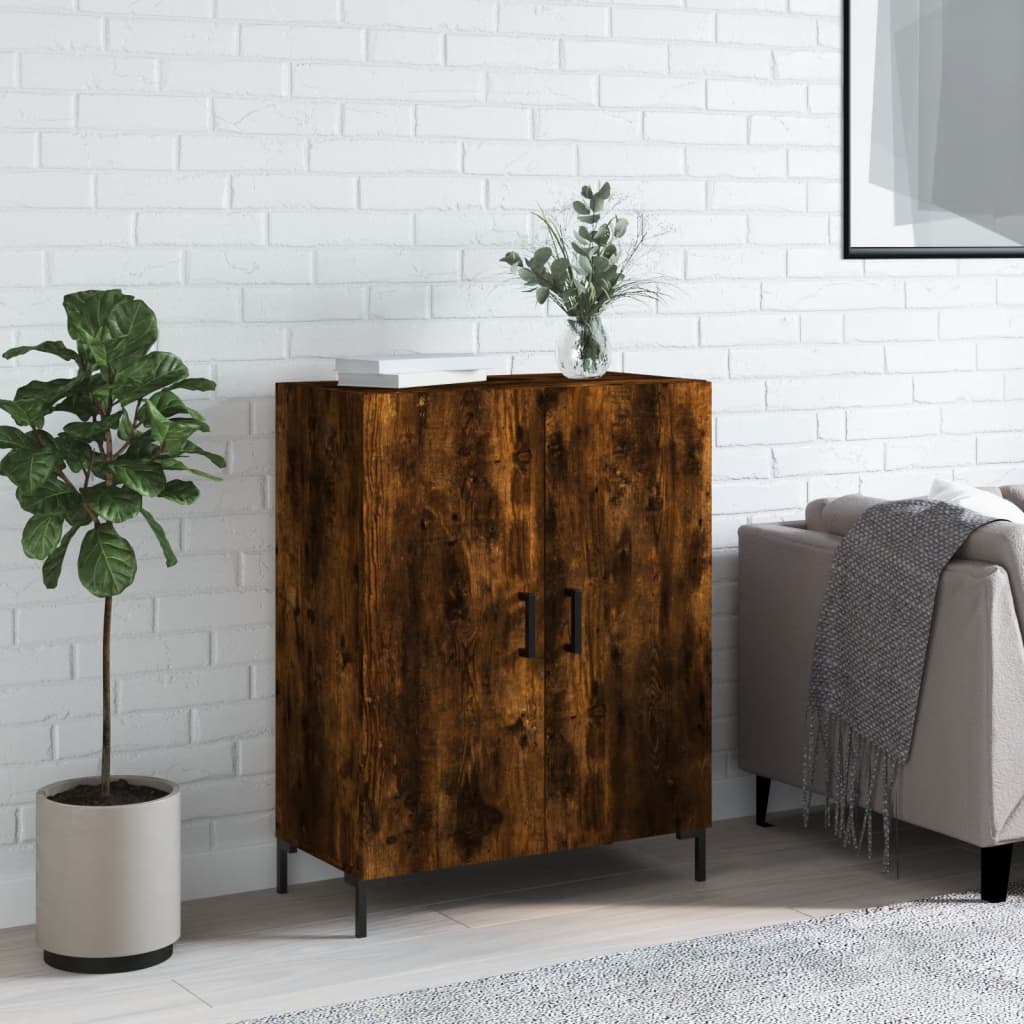 Sideboard Räuchereiche 69,5x34x90 cm Holzwerkstoff - Pazzar.ch