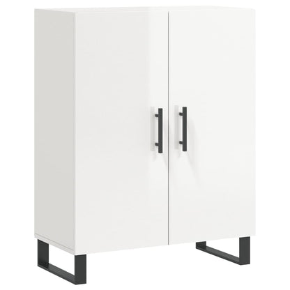 Sideboard Hochglanz-Weiß 69,5x34x90 cm Holzwerkstoff - Pazzar.ch