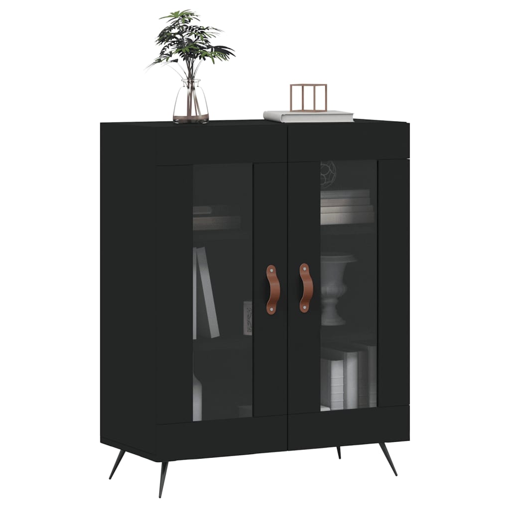 Sideboard Schwarz 69,5x34x90 cm Holzwerkstoff - Pazzar.ch
