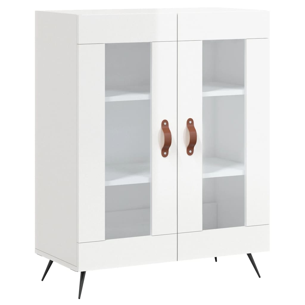 Sideboard Hochglanz-Weiß 69,5x34x90 cm Holzwerkstoff - Pazzar.ch
