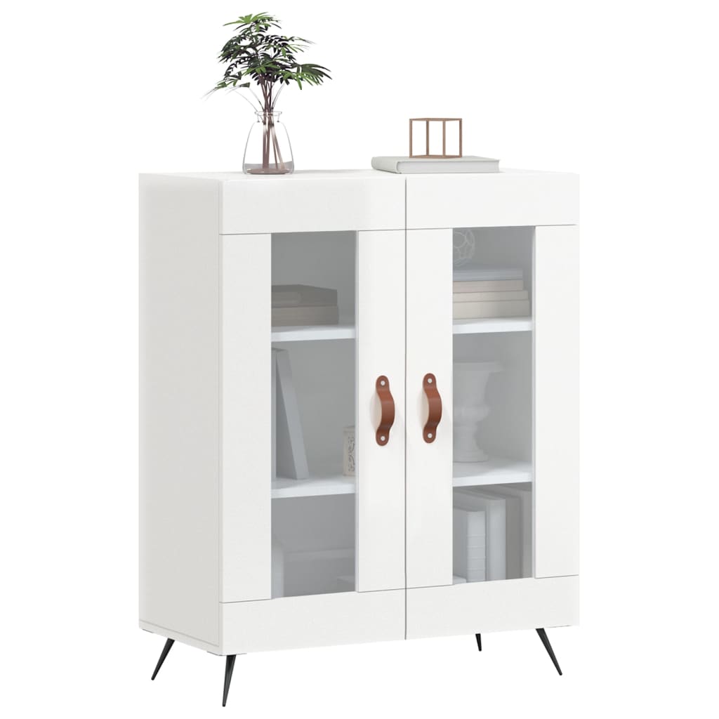 Sideboard Hochglanz-Weiß 69,5x34x90 cm Holzwerkstoff - Pazzar.ch