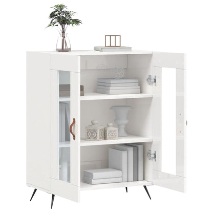 Sideboard Hochglanz-Weiß 69,5x34x90 cm Holzwerkstoff - Pazzar.ch