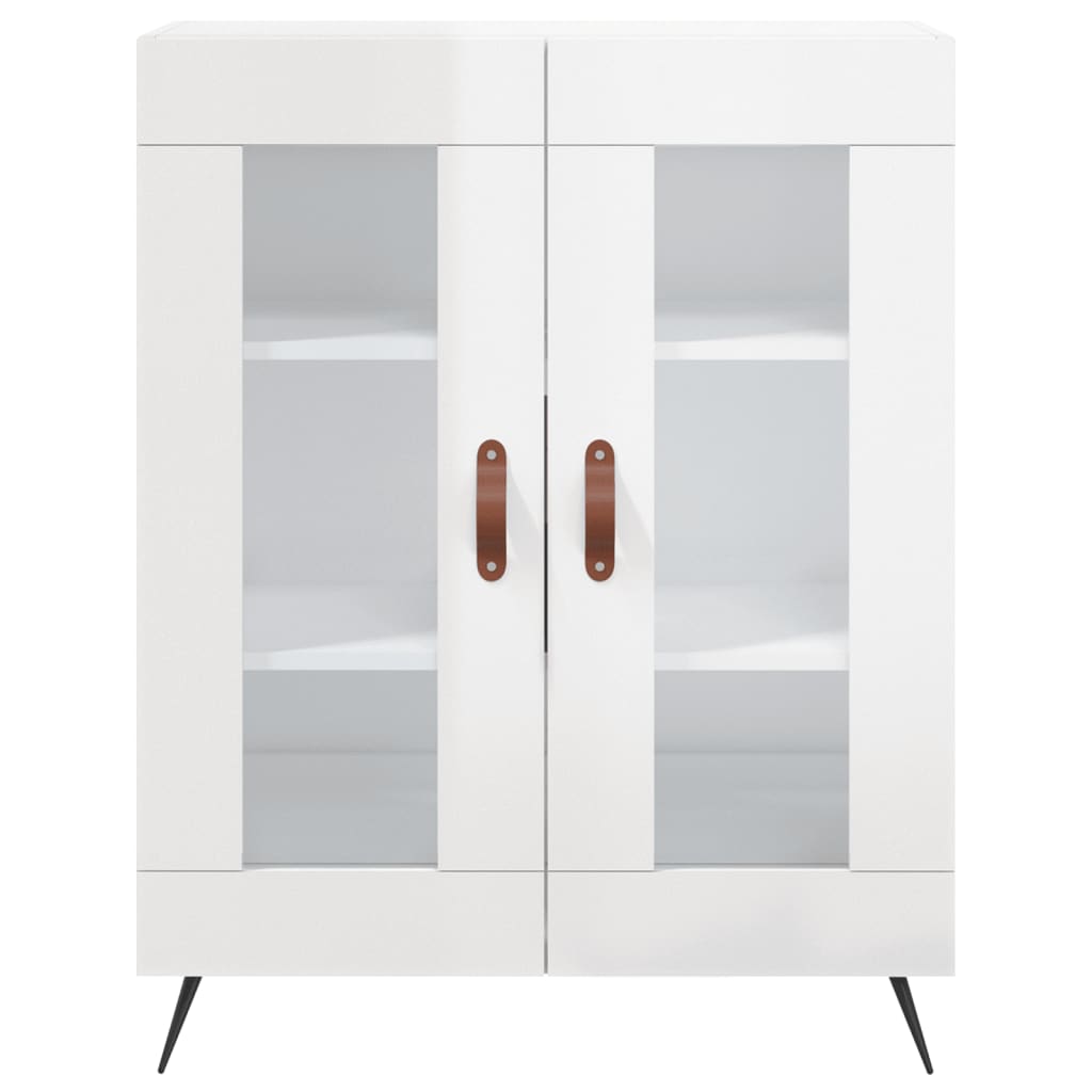 Sideboard Hochglanz-Weiß 69,5x34x90 cm Holzwerkstoff - Pazzar.ch