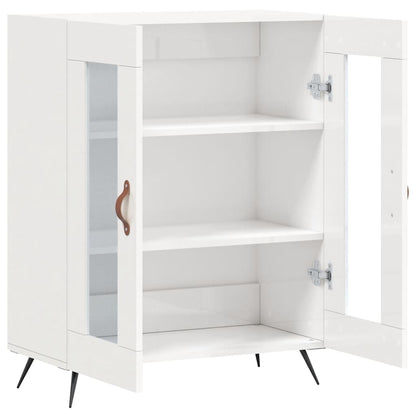 Sideboard Hochglanz-Weiß 69,5x34x90 cm Holzwerkstoff - Pazzar.ch