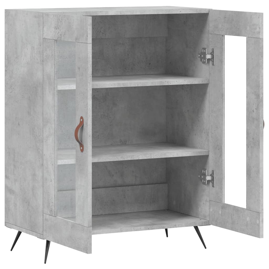 Sideboard Betongrau 69,5x34x90 cm Holzwerkstoff - Pazzar.ch