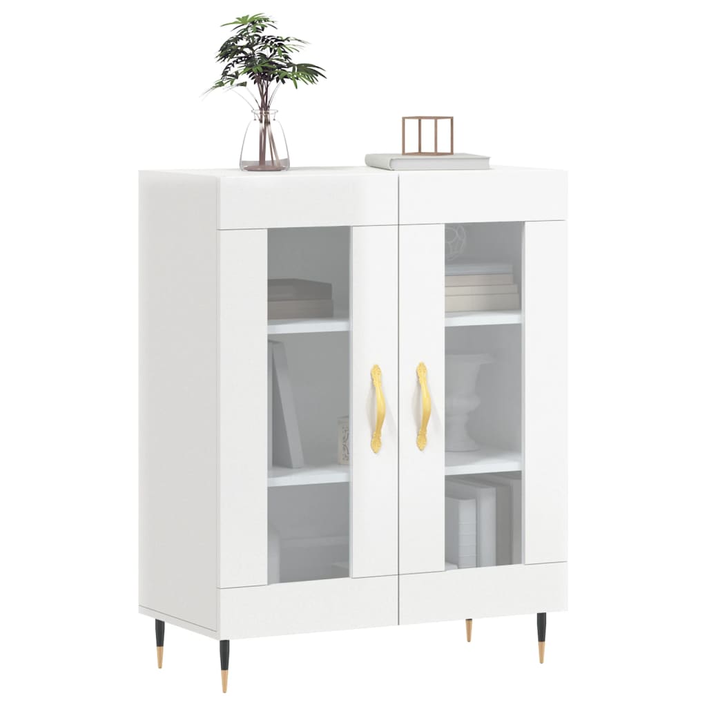 Sideboard Hochglanz-Weiß 69,5x34x90 cm Holzwerkstoff - Pazzar.ch