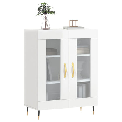 Sideboard Hochglanz-Weiß 69,5x34x90 cm Holzwerkstoff - Pazzar.ch