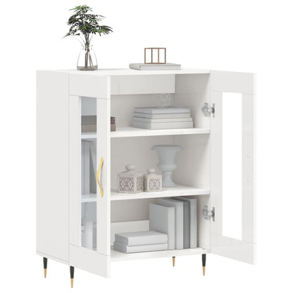 Sideboard Hochglanz-Weiß 69,5x34x90 cm Holzwerkstoff - Pazzar.ch