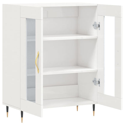 Sideboard Hochglanz-Weiß 69,5x34x90 cm Holzwerkstoff - Pazzar.ch