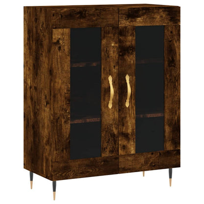 Sideboard Räuchereiche 69,5x34x90 cm Holzwerkstoff - Pazzar.ch