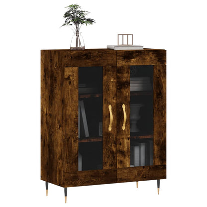 Sideboard Räuchereiche 69,5x34x90 cm Holzwerkstoff - Pazzar.ch