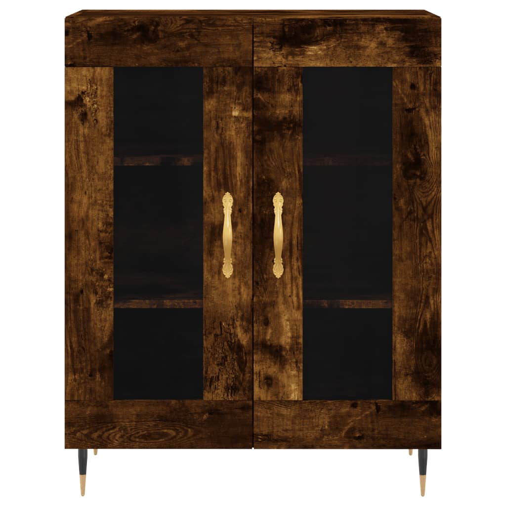 Sideboard Räuchereiche 69,5x34x90 cm Holzwerkstoff - Pazzar.ch