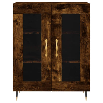 Sideboard Räuchereiche 69,5x34x90 cm Holzwerkstoff - Pazzar.ch