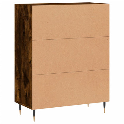 Sideboard Räuchereiche 69,5x34x90 cm Holzwerkstoff - Pazzar.ch