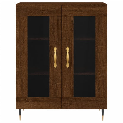 Sideboard Braun Eichen-Optik 69,5x34x90 cm Holzwerkstoff - Pazzar.ch