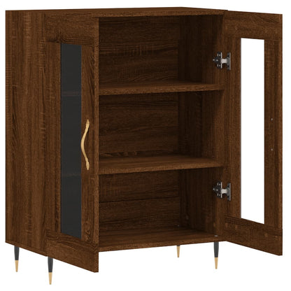 Sideboard Braun Eichen-Optik 69,5x34x90 cm Holzwerkstoff - Pazzar.ch