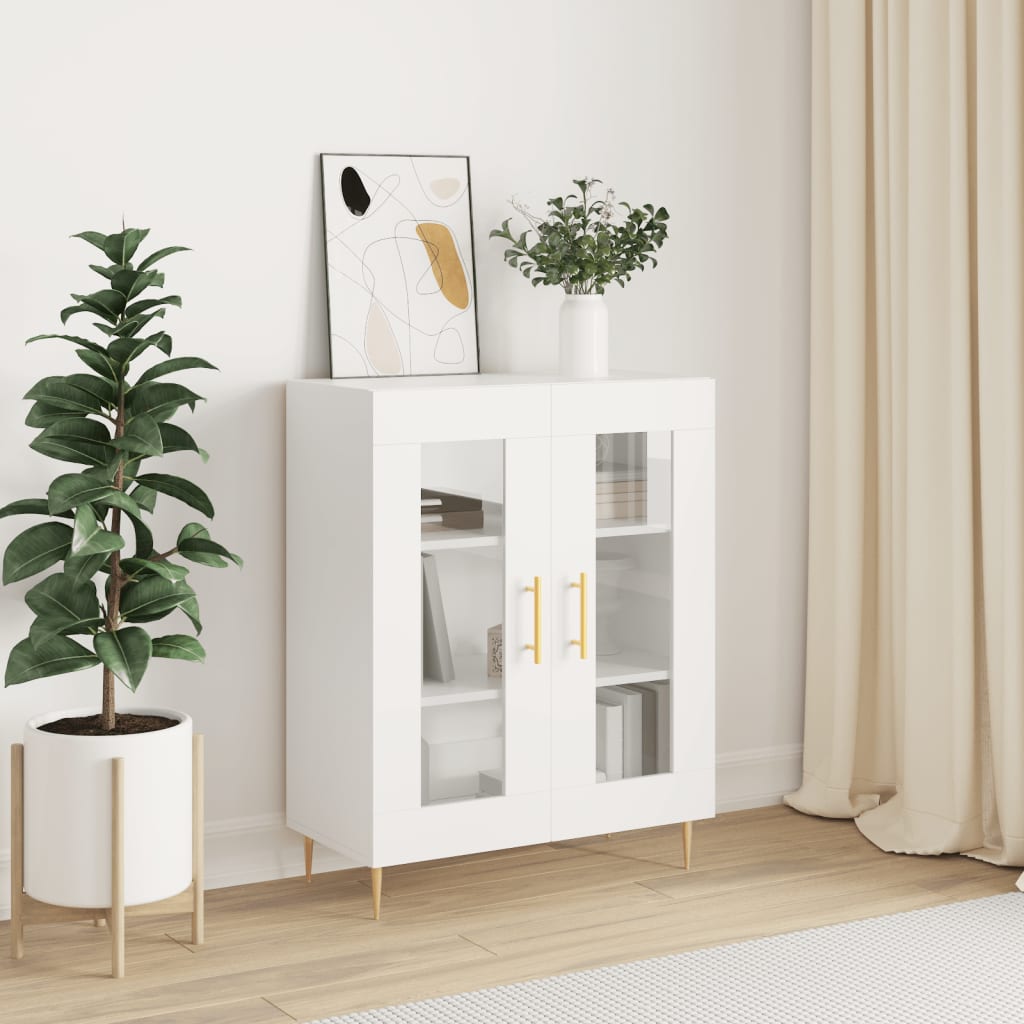 Sideboard Weiß 69,5x34x90 cm Holzwerkstoff - Pazzar.ch