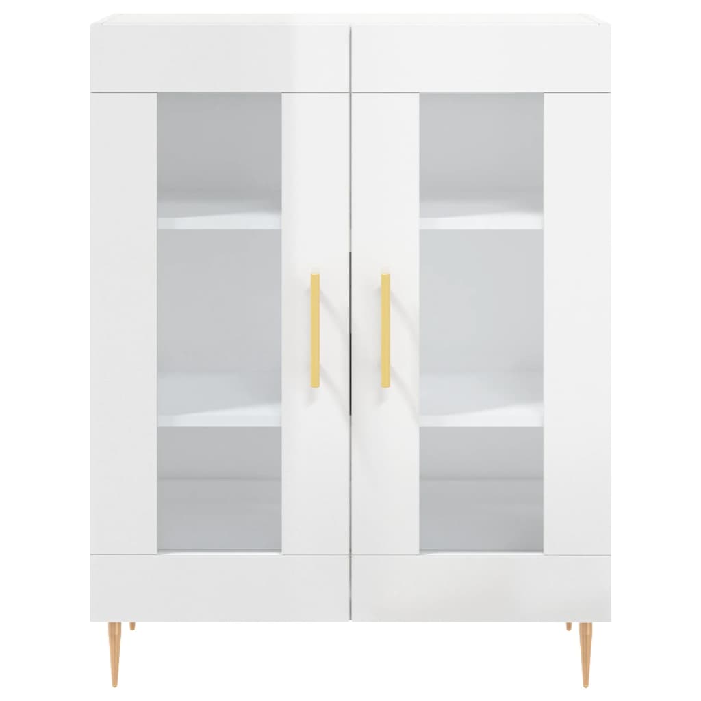 Sideboard Hochglanz-Weiß 69,5x34x90 cm Holzwerkstoff - Pazzar.ch