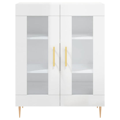 Sideboard Hochglanz-Weiß 69,5x34x90 cm Holzwerkstoff - Pazzar.ch