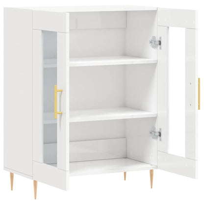 Sideboard Hochglanz-Weiß 69,5x34x90 cm Holzwerkstoff - Pazzar.ch
