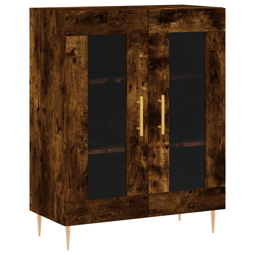 Sideboard Räuchereiche 69,5x34x90 cm Holzwerkstoff - Pazzar.ch