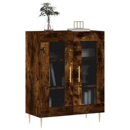 Sideboard Räuchereiche 69,5x34x90 cm Holzwerkstoff - Pazzar.ch
