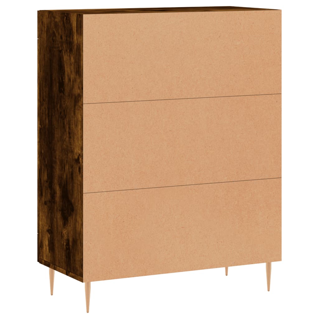 Sideboard Räuchereiche 69,5x34x90 cm Holzwerkstoff - Pazzar.ch
